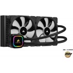 CORSAIR iCUE H115i RGB PRO XT 280mm Radiator Dual 140mm PWM Fans, Software Control Liquid CPU Cooler - CW-9060044-WW